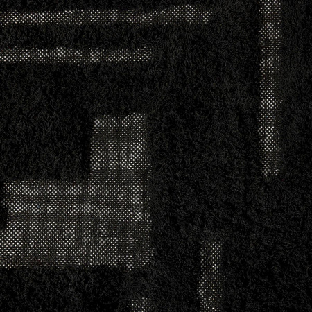 Dywanik łazienkowy hkliving SIMPLY CITY czarny rozmiar 70x120 cm