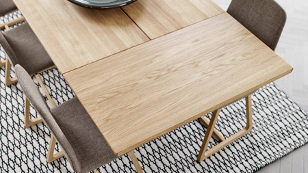 Dining table #105 SKOVBY natural