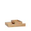 Rail Desk Organiser Natural (set of 2)