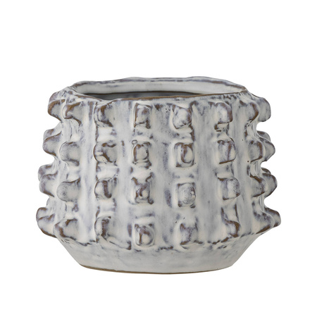 BLOOMINGVILLE BRENA flowerpot white