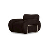 Arc lounge fauteuil, frame sand, royal velvet, espresso