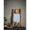 Marga Wall Mirror, Brown, Acacia