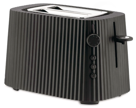 ALESSI Plissé Toaster Black