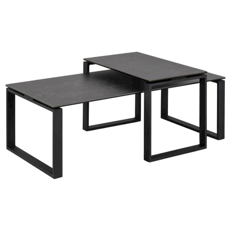 Coffee Table WILLOW Unique matt black