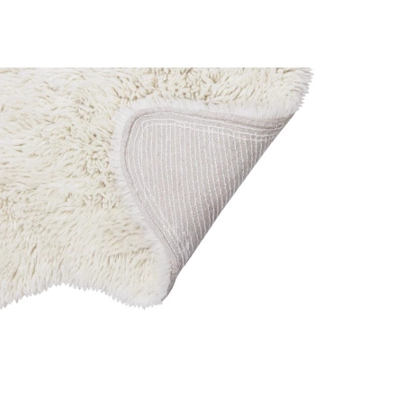 Dywan wełniany Lorena Canals WOOLY WHITE biały 75 x 110 cm