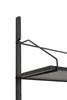 Wall shelf 4 shelves HÜBSCH NORM black