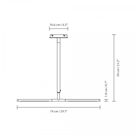 Surface mounted lamp UMAGE Omni Ceiling