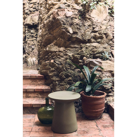 Stolik boczny HKLIVING EARTHENWARE zielony