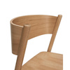 Oblique Dining Chair Natural
