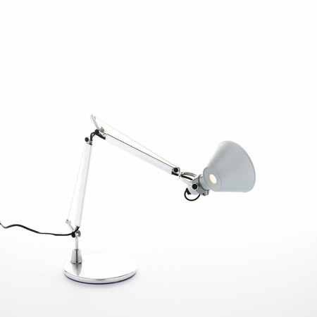 ARTEMIDE Tolomeo Micro silver desk lamp