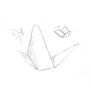 Umage BUTTERFLIES hanger burgundy