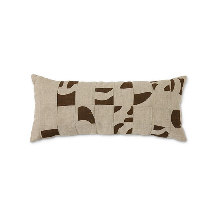 Poduszka hkliving PATCHED beżowa rozmiar 70x30 cm
