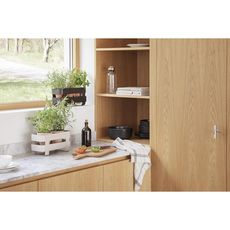 Self-watering herb organiser steel Sand