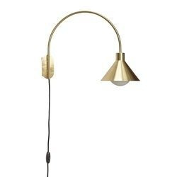 Lampa ścienna Hübsch mosiężna