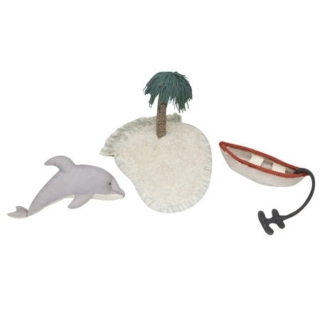 Dywan bawełniany Lorena Canals SEA WONDERS beżowy 130 x 90 cm