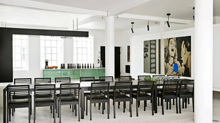 Dining table #24 SKOVBY brown