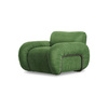 Arc lounge fauteuil, frame ash, royal velvet, green