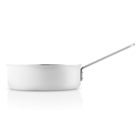 Patelnia do smażenia z powłoką ceramiczną Slip-Let® Eva Trio WHITE LINE biała rozmiar M