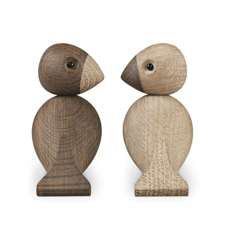 Wooden decoration KAY BOJESEN Birds in love natural