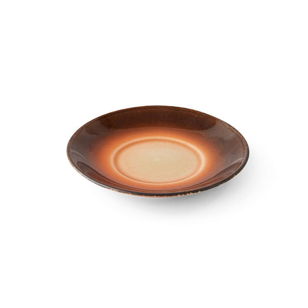 70s ceramics: saucer medium roast