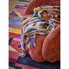 Elmy Throw, Orange, Recycled Cotton
