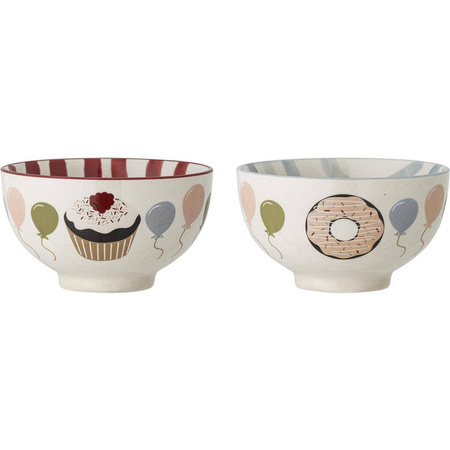 Zestaw 2 Miseczek Bloomingville DARBY czerwonych