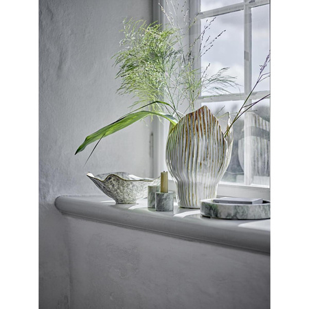 Ivette Tray, Green, Marble