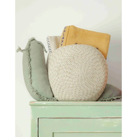 Kosz Lorena Canals SNAIL zielono beżowy