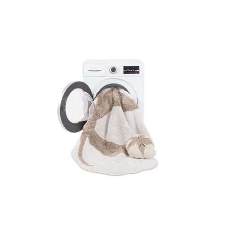 Dywan bawełniany Lorena Canals TRIBUTE TO COTTON beżowy 130 x 120 cm