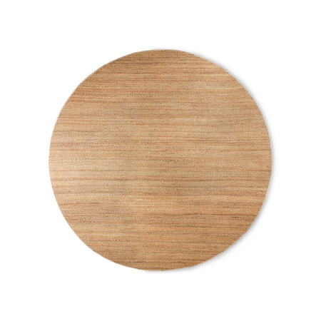 Round woven hemp rug (250x250cm)