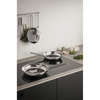 Patelnia ze stali nierdzewnej z powłoką ceramiczną Slip-Let® Eva Trio STAINLESS STEEL srebrna rozmiar M