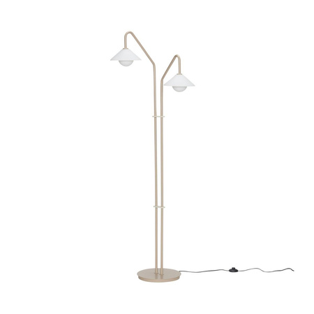 Lampa podłogowa Hübsch COMO beżowa