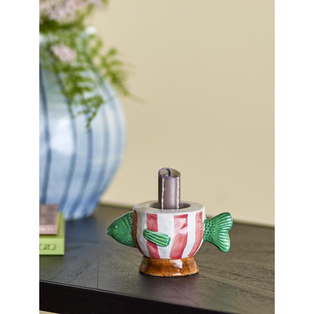 Wotive & Świecznik Bloomingville CODIA różowy