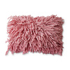 Rugged woolen cushion pink (70x45cm)