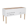 Salam Book Stand, White, MDF