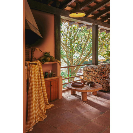 Stolik kawowy HKLIVING RATTAN naturalny