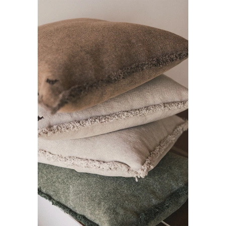 Poduszka bawełniana Lorena Canals STONEWASHED  brązowa