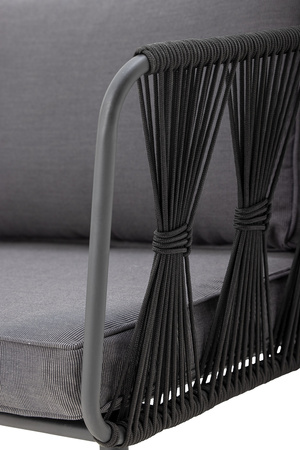 Sofa Bloomingville PAVONE FIRE-RESISTANT czarna