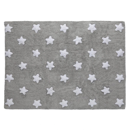 Dywan bawełniany Lorena Canals STARS szary 160 x 120 cm