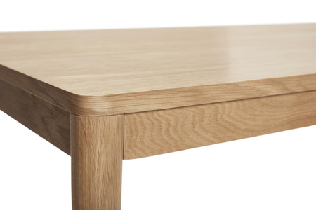 HÜBSCH oak table 140 cm natural