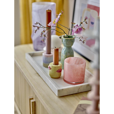 Zestaw 2 Świeczników Bloomingville SASSY żółtych