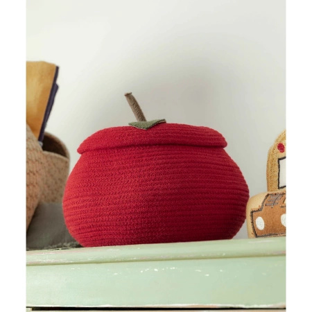 Kosz Lorena Canals APPLE czerwony