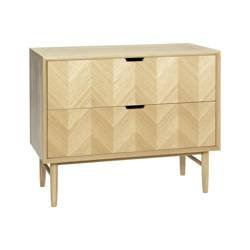 Drewniana komoda Hübsch HERRINGBONE naturalna