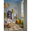 Leander Votive, Blue, Stoneware