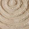 Round woolen rug cream (150x150cm)