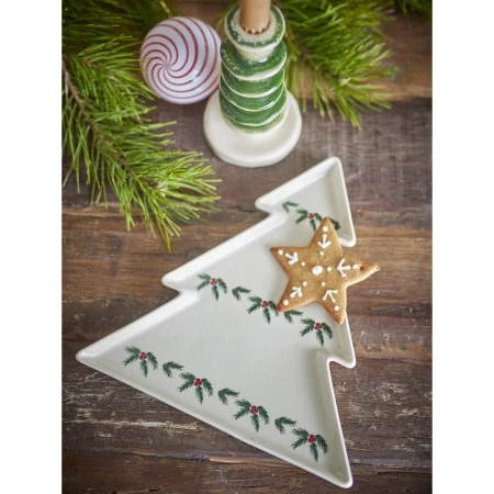 Berry Serving Plate, White, Stoneware