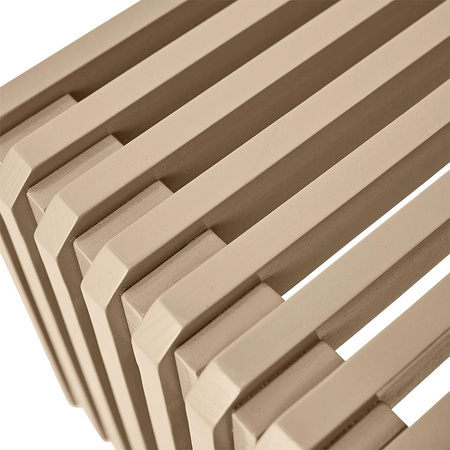 Ławka HKLIVING SLATTED żółta rozmiar 160 cm