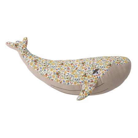 BLOOMINGVILLE GUNNE Whale cuddly toy yellow