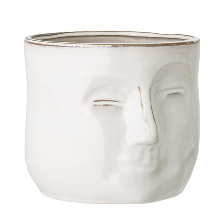 BLOOMINGVILLE IGNACIA flowerpot white