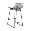 Wire bar stool black